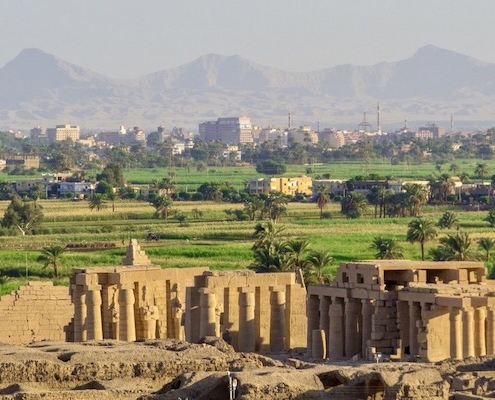 Luxury Egypt Tours from Australia View of the Ramesseum Temple Luxury Egypt Tours from Australia - View of the Ramesseum Temple