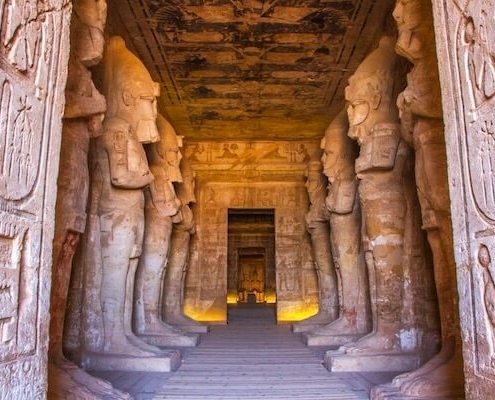 Cairo Abu Simbel Jordan Tour Abu Simbel interior Cairo, Abu Simbel, Jordan Tour - Abu Simbel interior