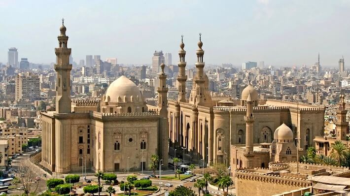 Luxury Egypt Tours View over Cairo city with Mosque of Sultan Hassan Luxury Egypt Tours - View over Cairo city with Mosque of Sultan Hassan